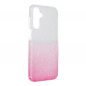 Samsung Galaxy A15 5G Coque Shining Transparent et rose