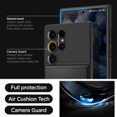 Samsung Galaxy S24 ULTRA Coque Spigen Slim Armor CS Noir