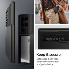 Samsung Galaxy S24 ULTRA Coque Spigen Slim Armor CS Noir