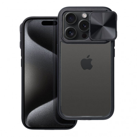 Apple iPhone SE 2020 Coque Slider Noir