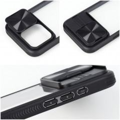 Apple iPhone SE 2020 Coque Slider Noir