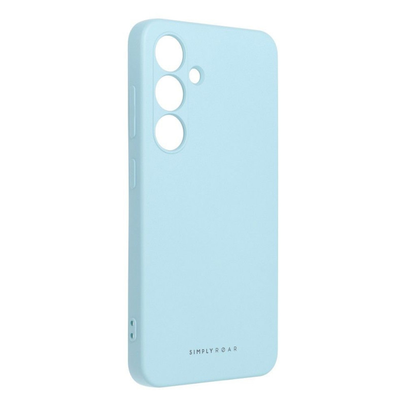 Samsung Galaxy S24 Coque Roar Space Monochromatique, Élégant  Bleu ciel