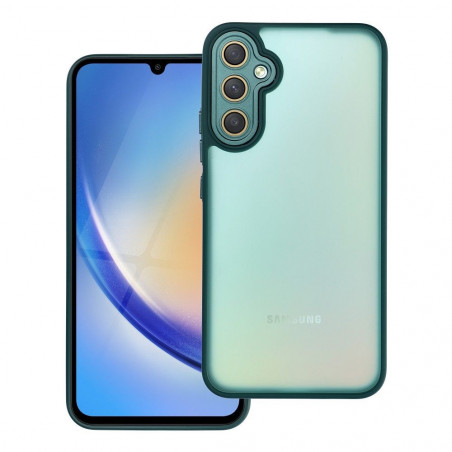 Samsung Galaxy A34 Coque VARIETE Élégant  Vert foncé