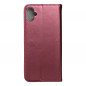 Samsung Galaxy A05 Portefeuilles Smart Magneto book Bourgogne