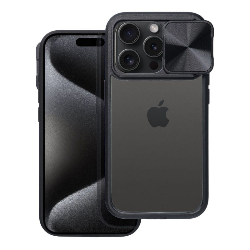 Apple iPhone 11 Coque Slider Noir