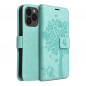 Apple iPhone 13 Pro Portefeuilles MEZZO Book Arbre  Vert