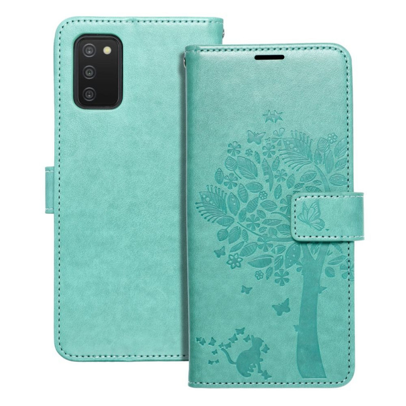 Samsung Galaxy A03 Portefeuilles MEZZO Book Arbre  Vert