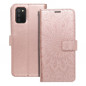 Samsung Galaxy A03 Portefeuilles MEZZO Book Mandala  Or rose