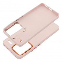 XIAOMI Redmi Note 13 Pro Plus 5G Coque FRAME Élégant  Rose poudré