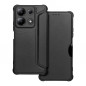 XIAOMI Redmi Note 13 4G Portefeuilles Razor Book Fibre de carbone, Modèle de carbone  Noir