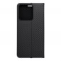 XIAOMI Redmi Note 13 4G Portefeuilles LUNA Book Carbon Fibre de carbone, Élégant  Noir