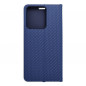 XIAOMI Redmi Note 13 4G Portefeuilles LUNA Book Carbon Fibre de carbone, Élégant  Bleu