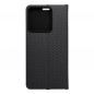 XIAOMI Redmi Note 13 5G Portefeuilles LUNA Book Carbon Fibre de carbone, Élégant  Noir