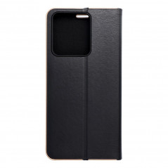 XIAOMI Redmi Note 13 4G Portefeuilles LUNA Book Gold Élégant  Noir