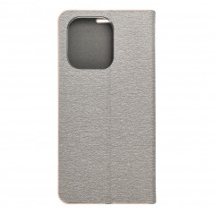 XIAOMI Redmi Note 13 4G Portefeuilles LUNA Book Gold Élégant  Argenté