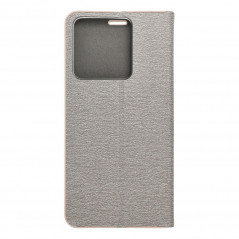 XIAOMI Redmi Note 13 5G Portefeuilles LUNA Book Gold Élégant  Argenté