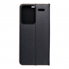 XIAOMI Redmi Note 13 Pro Plus 5G Portefeuilles LUNA Book Gold Élégant  Noir