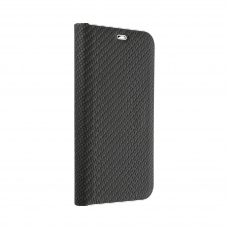 XIAOMI Redmi Note 13 Pro 4G Portefeuilles LUNA Book Carbon Fibre de carbone, Élégant  Noir