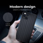 XIAOMI Redmi Note 13 Pro 4G Portefeuilles LUNA Book Carbon Fibre de carbone, Élégant  Noir
