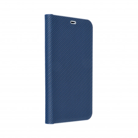 XIAOMI Redmi Note 13 Pro 4G Portefeuilles LUNA Book Carbon Fibre de carbone, Élégant  Bleu