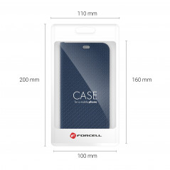 XIAOMI Redmi Note 13 Pro 4G Portefeuilles LUNA Book Carbon Fibre de carbone, Élégant  Bleu