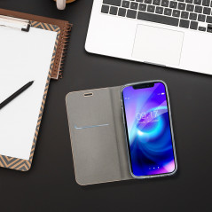 XIAOMI Redmi Note 13 Pro 4G Portefeuilles LUNA Book Gold Élégant  Noir