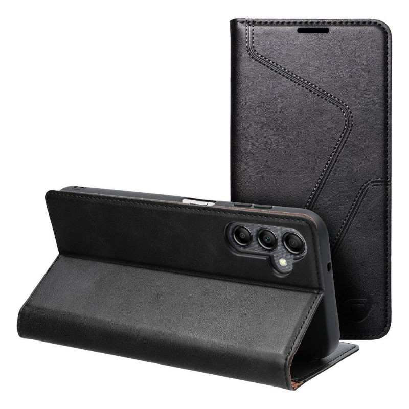 Samsung Galaxy A14 LTE Portefeuilles Forcell F-PROTECT RFID Blocker Book Élégant  Noir