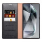 Samsung Galaxy A14 LTE Portefeuilles Forcell F-PROTECT RFID Blocker Book Élégant  Noir