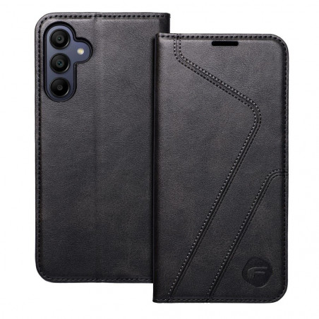 Samsung Galaxy A15 LTE Portefeuilles Forcell F-PROTECT RFID Blocker Book Élégant  Noir