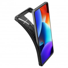 XIAOMI Redmi Note 12 Pro Plus 5G Coque Spigen Armor Fibre de carbone, Élégant  Noir