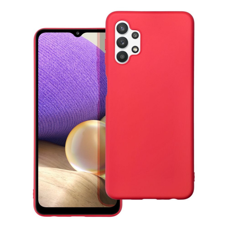 Samsung Galaxy A32 LTE Coque Soft Rouge