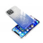 Samsung Galaxy A72 LTE Coque Shining Transparent et bleu