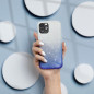 Samsung Galaxy A72 LTE Coque Shining Transparent et bleu