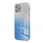 Samsung Galaxy A72 LTE Coque Shining Transparent et bleu