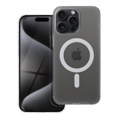 Apple iPhone 15 Pro Max Coque Frost Mag MagSAFE  Transparent