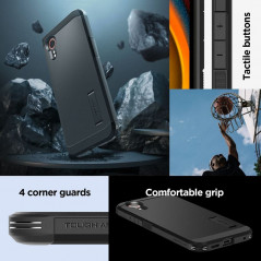 Samsung Galaxy Xcover7 Coque Spigen Tough Armor Noir