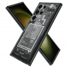 Samsung Galaxy S23 Ultra 5G Coque Spigen Ultra Hybrid Clair comme du cristal  Zero one