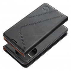 XIAOMI Redmi Note 13 Pro 4G Portefeuilles Forcell F-PROTECT RFID Blocker Book Élégant  Noir