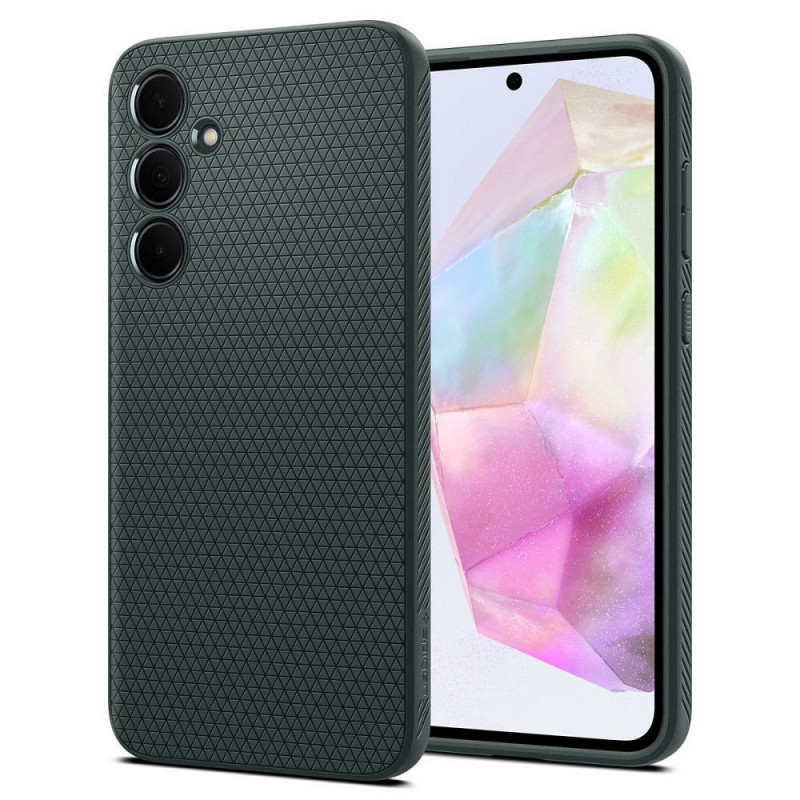 Samsung Galaxy A35 Coque Spigen  Liquid Air Vert abysses