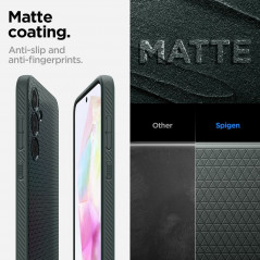 Samsung Galaxy A35 Coque Spigen  Liquid Air Vert abysses