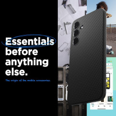 Samsung Galaxy A35 Coque Spigen  Liquid Air Noir mat