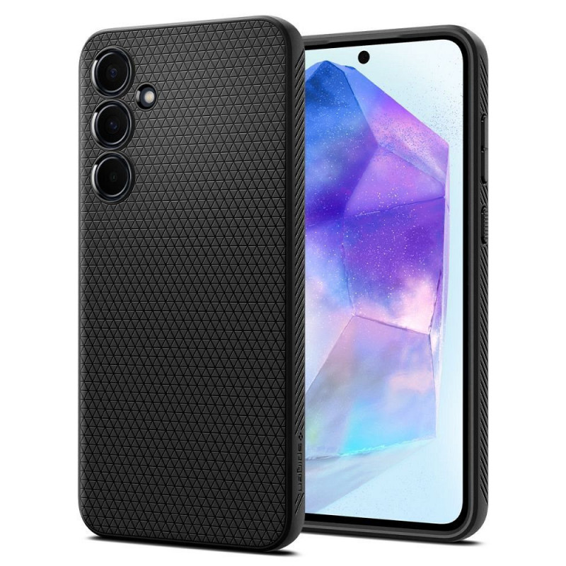 Samsung Galaxy A55 Coque Spigen  Liquid Air Noir mat
