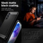 Samsung Galaxy A55 Coque Spigen Armor Fibre de carbone, Élégant  Noir