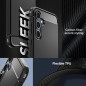 Samsung Galaxy A55 Coque Spigen Armor Fibre de carbone, Élégant  Noir