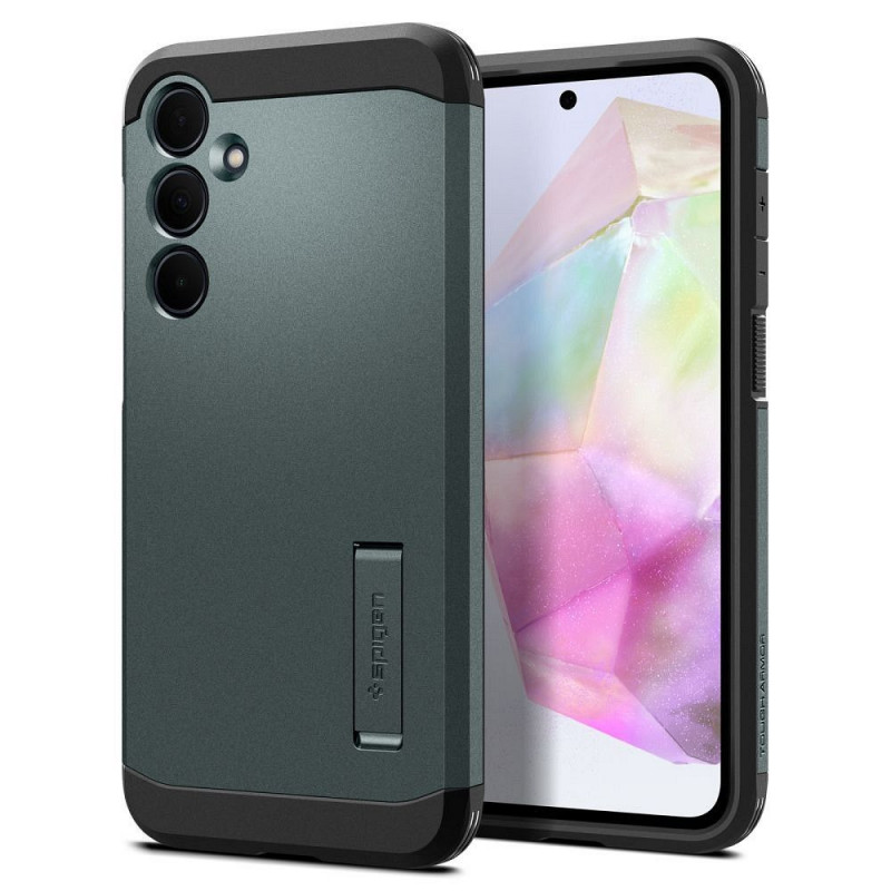 Samsung Galaxy A35 Coque Spigen Tough Armor Vert abysses