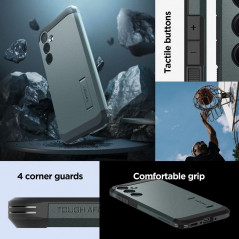 Samsung Galaxy A35 Coque Spigen Tough Armor Vert abysses