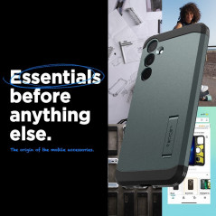Samsung Galaxy A35 Coque Spigen Tough Armor Vert abysses