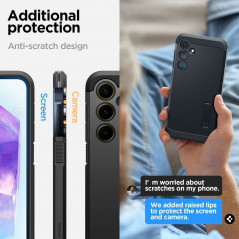 Samsung Galaxy A55 Coque Spigen Tough Armor Noir