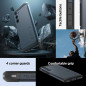 Samsung Galaxy A55 Coque Spigen Tough Armor Ardoise métallique