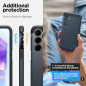 Samsung Galaxy A55 Coque Spigen Tough Armor Ardoise métallique